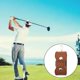 thumbnail image 4 of Bolsa de pelota de golf Bolsa de cuero Titular de Cinturón Bolsa de cintura Portátil Golf Soporte de herramientas de reparación Sumi Café Soledad Bolsa de pelota de golf, 4 of 10