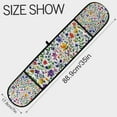 thumbnail image 3 of Yayeee Double Oven Mitt Kitchen Heat Resistant Baking 35" x7" Quilted Glove, Green Wildflower Pattern, 3 of 6