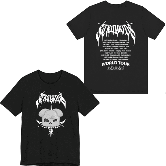 Stray Kids Merch 2025 World Tour Seung Min T-shirt Fashion Men Women Short Sleeve Casual Graphic Tee