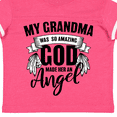thumbnail image 4 of Inktastic My Grandma was So Amazing God Made her an Angel Boys or Girls Toddler T-Shirt, 4 of 5