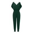 thumbnail image 4 of Riforla Jumpsuit for Womens Dressy Casual 2024 Romper Cold Shoulder Outfits for Summer Jumpsuits for Women AG M, 4 of 6
