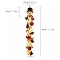 thumbnail image 4 of Lighted Christmas Door Hanger, Merry Cascade Glowing Christmas Door Hanging Decor with Warm Lights, Christmas Indoor Outdoor Decorations, 4 of 8