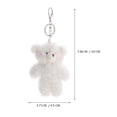 thumbnail image 2 of 2pcs Plush Bear Keychain Stuffed Animal Keychain Key Ring Backpack Bag Hanging Decor, 2 of 7