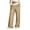Khaki Pants for Women, variant on Limited Time Deal kttectoa Women's Pants Solid Color Straight Leg Pants Dressy Elastic Waist Drawstring Casual Pants with Pockets Comfy Loose Sweatpants Yoga Pants Womens Pants