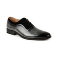 thumbnail image 1 of Gino Vitale Men's Lace Up Medallion Toe Dress Shoes, 1 of 3