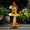 Mushroom Gnome With Flower, variant on Metal Gnome Garden Decor with Bee and Ladybug - Set of 2 Outdoor Yard Statues for Lawn Patio Christmas Thanksgiving Holiday