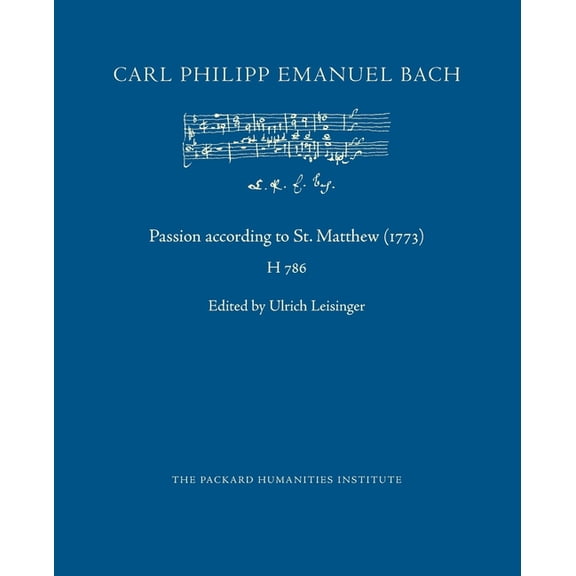 Passion according to St. Matthew (1773), (Paperback)