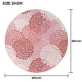 thumbnail image 6 of Round Waterproof Tablecloth 60×60 Inch, Boho Style Reusable Indoor/Outdoor Durable Table Cover for Party Kitchen Dinner Room Decor, 6 of 6