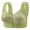 Bras for Women Green, variant on Womens Front Closure Bras, Daisy Bras for Older Women, Comfortable Convenient Front Close Button Cotton Bras for Older Women No Underwire Plus Size 36-46