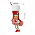 thumbnail image 3 of ToyKingdee Christmas Stocking Classic Large Stockings, Christmas Stockings with Personalized Name Tag for Family Holiday Xmas Party Decorations, 3 of 7