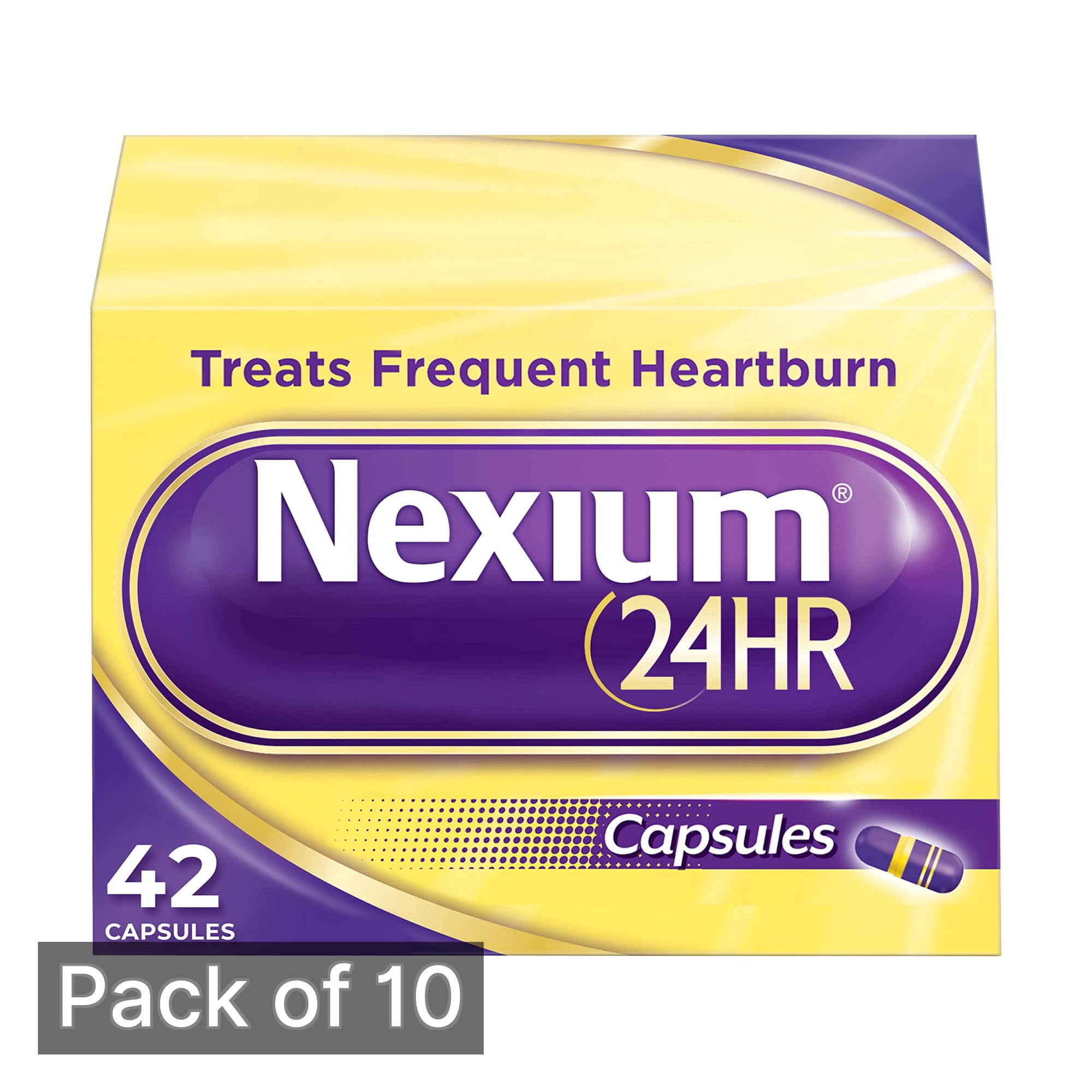Nexium 24-Hour Acid Reducer Capsules (Pack of 10)