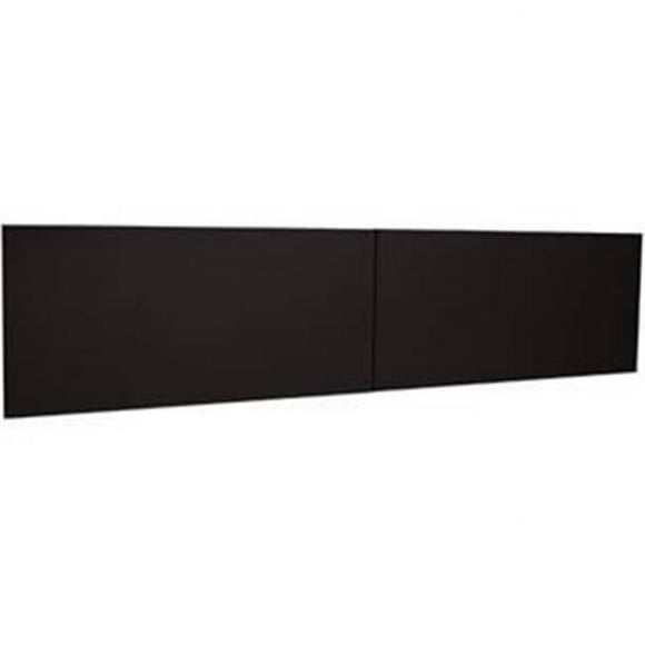 Lorell LLR79173 Commercial Desk Series Black Stack-on Hutch- 72 in.