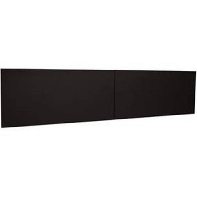 Lorell LLR79173 Commercial Desk Series Black Stack-on Hutch- 72 in.