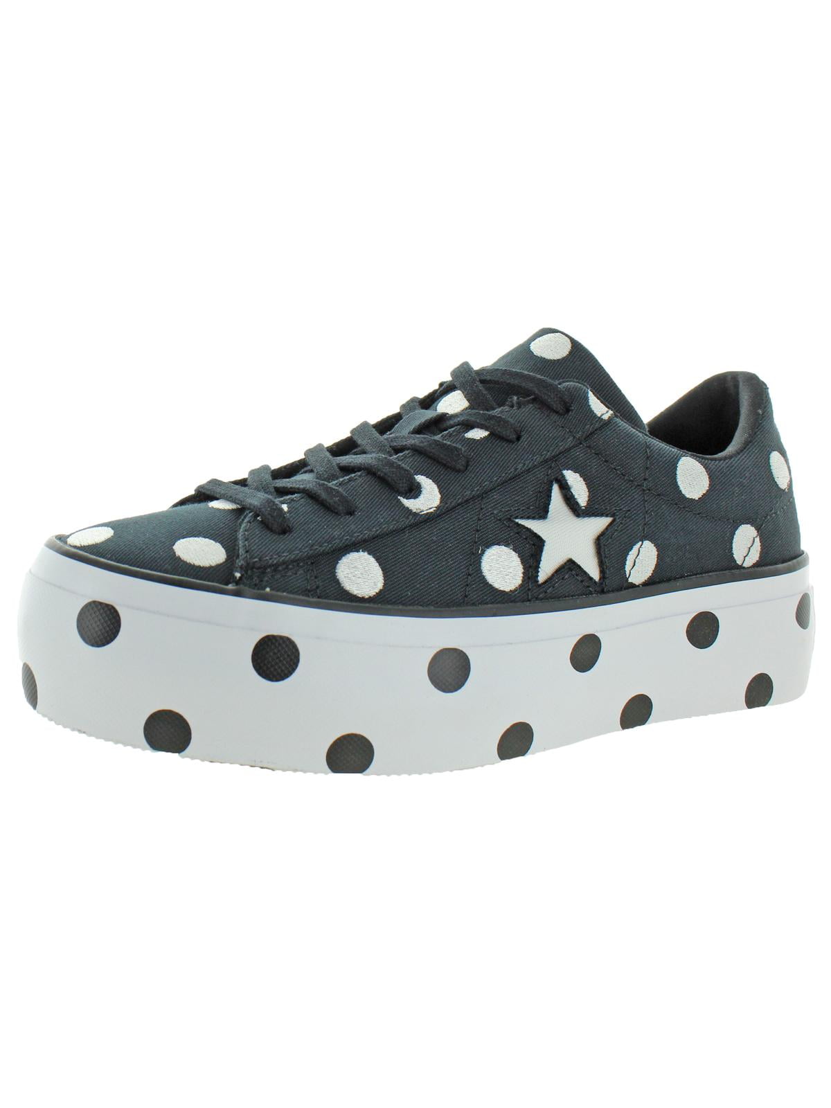 platform polka dot converse