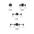 thumbnail image 6 of Arti 2 - Light Black New Traditional / Transitional Incandescent Steel Wall Sconce, 6 of 10