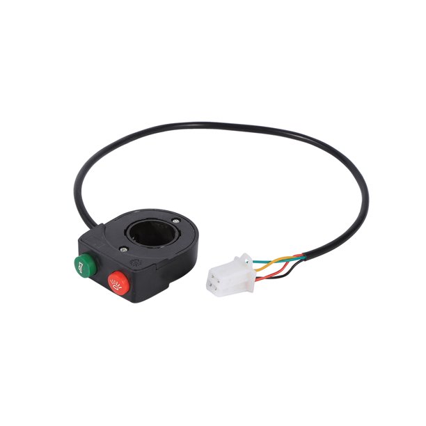 2 en 1 faros de la motocicleta bocina interruptor de encendido/apagado manillar interruptor de control de agarre interruptores para motocicleta scooter bicicleta eléctrica EOTVIA NO