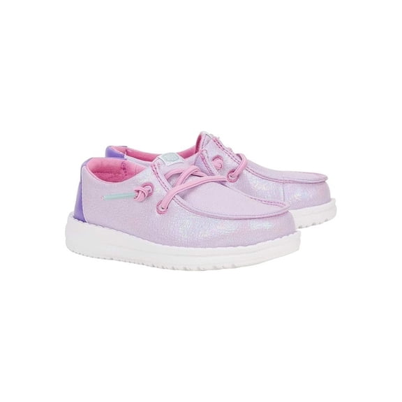 Hey Dude Wendy 42097-510 Toddler US 5 Purple Iridescent Sparkle Shoes ZOGG656