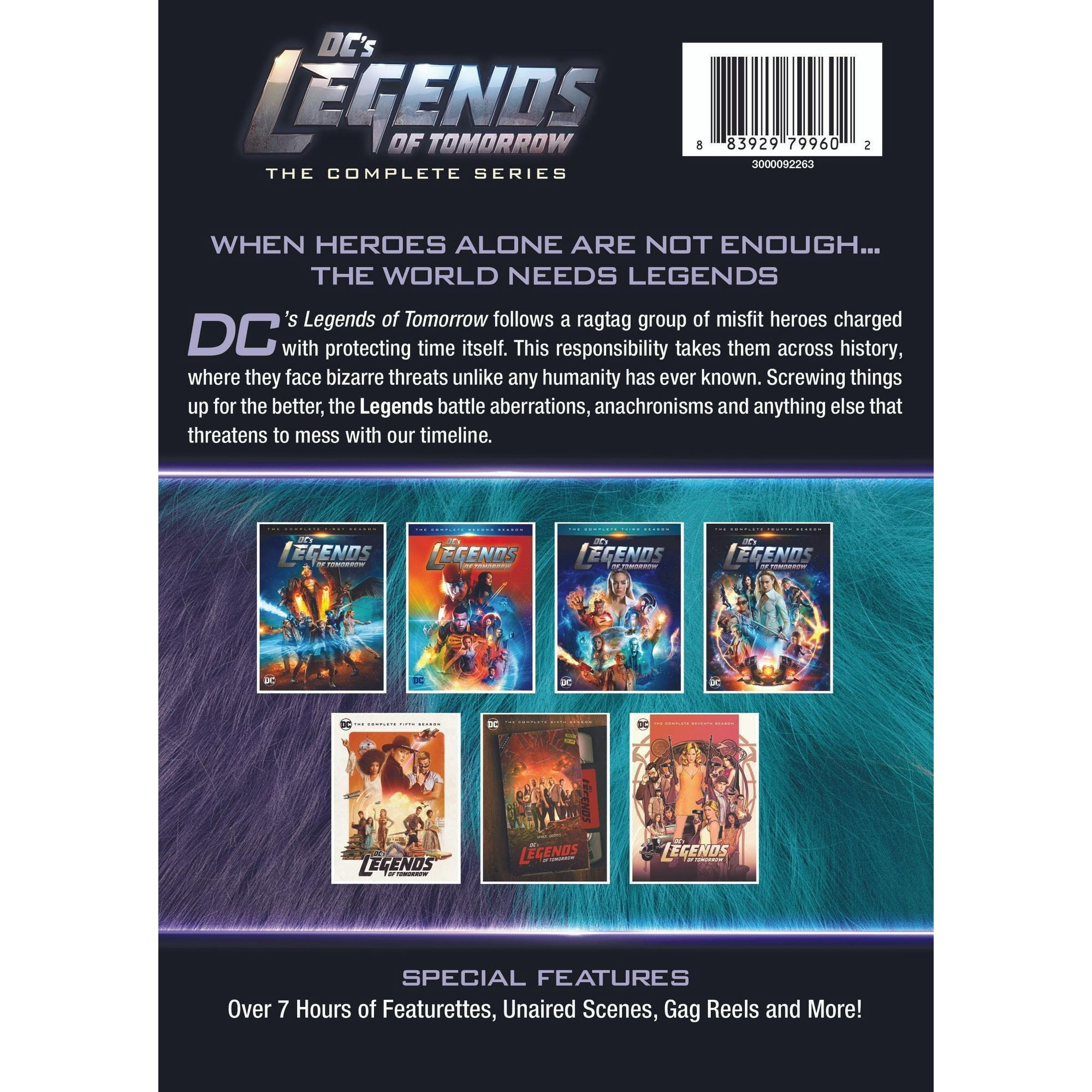 Blu Ray Legends Of Tomorrow Amazon Prime Video DC's Legends