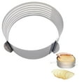 thumbnail image 1 of Amdohai 9-12 Inch Cake Cutter Slicer Stainless Steel Adjustable Layered Cake Cutter, 1 of 6