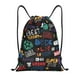 thumbnail image 1 of Fotbe Basketball Bolsa Mochila con Cordón Estampada, Bolsa de Gimnasio Deportiva, Bolsa Cinch, Bolsa con Cordón para Hombres y Mujeres-Small, 1 of 6