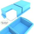 thumbnail image 6 of Silicone freezer molds, 2-cup Silicone Freezer Trays with Lid,Soup Freezer Container large Ice Cube Molds, Perfect for Storing Lasagna, Leftovers, Sauces, Portioned Meals and More dishwasher safe, 6 of 7