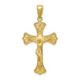 thumbnail image 1 of FB Jewels 14K Yellow Gold Crucifix Pendant, 1 of 4