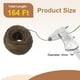 thumbnail image 2 of Cuerda de yute natural Uxcell de 50 metros, cuerda de yute de 2 mm, cuerda de yute para manualidades, envoltura de regalos, decoración, embalaje, jardinería y colgador de plantas, marrón, 2 of 6