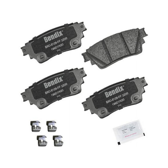 Rear Brake Pad Set - Compatible with 2019 - 2023 Nissan Altima AWD 2020 2021 2022