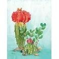 thumbnail image 2 of Brent, Paul 15x18 White Modern Wood Framed Museum Art Print Titled - Cactus I, 2 of 4