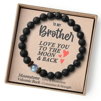 THEMEROL Gifts for Brother Gifts from Sister Beaded Bracelets Christmas Valentines Birthday Gift for Brother Fathers Day Gifts for Brother