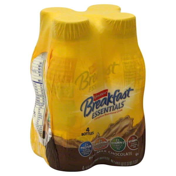Nestle Carnation Breakfast Essentials Complete Nutritional Drink, 4 ea