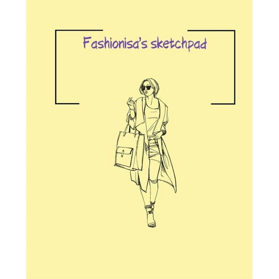 Fashion designer sketchpad: Fashion Sketchpad: 200 Figure Templates for Designing Looks (Sketchpads) YAS!, (Paperback)