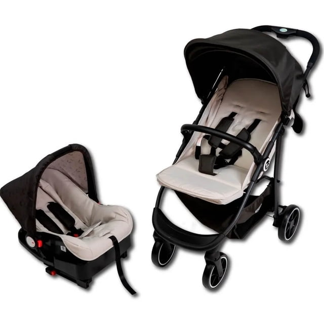 Sistema De Viaje Kool Baby con Portabebé Negro