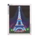 thumbnail image 3 of Kit De Pintura De Diamantes De Imitación, Pintura De Diamantes De Imitación 5D Torre Eiffel Patrón Tridimensional Inodoro Luminoso Para Sala De Estar Para Oficina Para El Hogar, 3 of 8