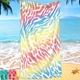 thumbnail image 4 of Dvkptbk Beach Towel Microfiber Beach Towel Super Sandproof Beach Blanket Multi Purpose Towel for Travel Swimming Pool Camping Beach Vacation Essentials, 4 of 9