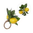 thumbnail image 1 of Servilletero de Boda con Limón y Frutas Anillo para Decoración de Mesa de Comedor Fiestas de Verano Vacaciones Familia Diaria ANGGREK  Otros, 1 of 8