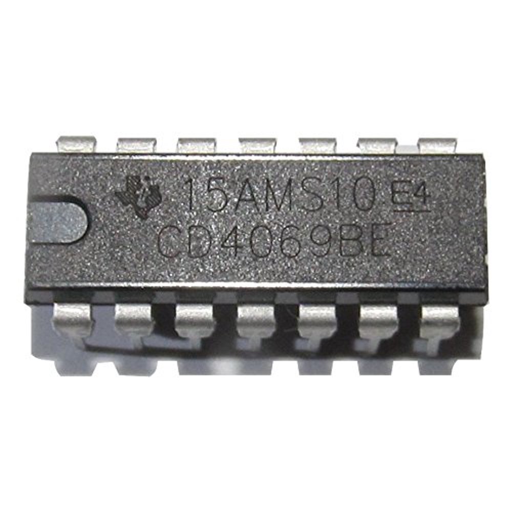 CD4069BE CD4069 CD4069UBE CMOS Hex Inverter DIP14 20 Pack, By Texas ...
