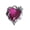 1, variant on Exquisite Crystal Heart Charm Pendant Opal Bulk Beads for Necklace Making Jewelry Findings Accessories Gift