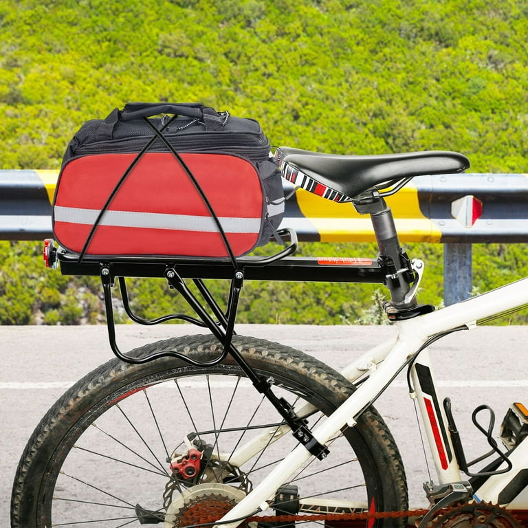 iMounTEK Bike Cargo Rack, Cycling Luggage Carrier with Elastic