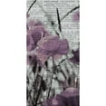 thumbnail image 3 of Phillip, Jamie 9x14 Black Modern Framed Museum Art Print Titled - Floral Trend 2, 3 of 5