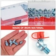 thumbnail image 4 of Phenofice 140Pcs/set Grease Nozzle Assorted Metal Assorted Color for No Leakage, 4 of 8