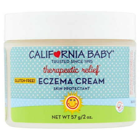 California Baby soulagement thérapeutique sans gluten Eczéma Crème, 2 oz