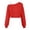 Red#2, variant on Dzrciro Kids Girls off the Shoulder Sweatshirt, Long Sleeve Cute Printed Asymmetrical Crop Tops, Lightweight Fashion Pullover Sweatshirts 5-15 Years