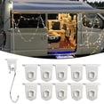 thumbnail image 1 of 10 ganchos para toldos de exterior para autocaravanas, kit de ganchos en forma de S para camping, autocaravanas, tiendas de campaña, accesorios para furgonetas camper., 1 of 10