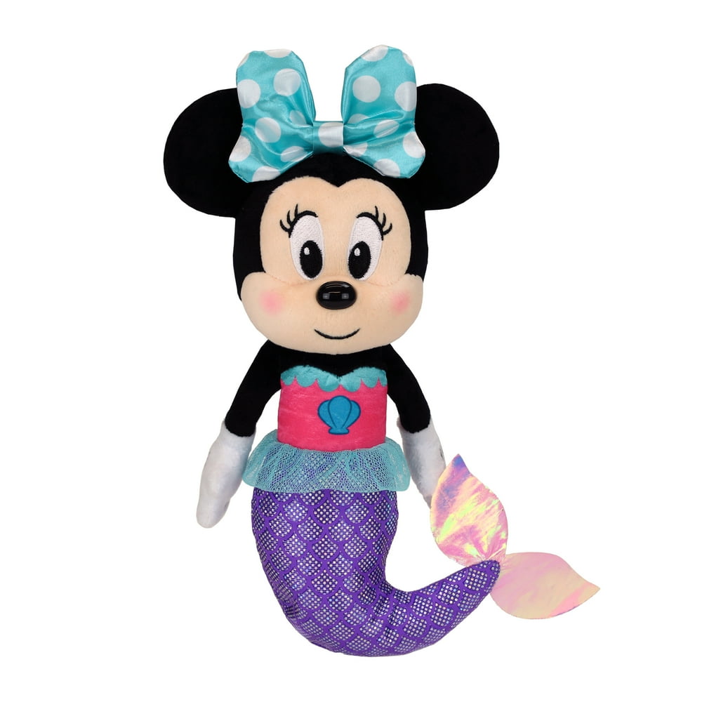 Disney Junior Mermaid Minnie Mouse 9Inch Bean Plush, Plush Basic, Ages