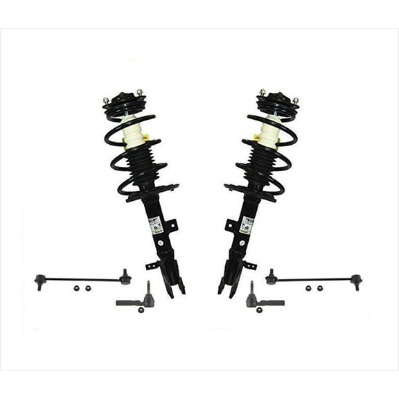 Front Complete Struts Outer Tie Rods Sway Bar Links Fits Jeep Compass 2007-2015