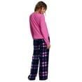 thumbnail image 5 of U.S. Polo Assn. Women's Holiday Giftable Long Sleeve Top and Plush Pant Pajama Sleep Set, 2-Piece, Sizes S-3X, 5 of 7