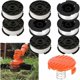thumbnail image 1 of Carrete de alimentación automática A6485 A6481 para recortadora Black and Decker Reflex ST5530-GB GLC3630L20-GB BESTA530-GB, 30 pies 0,065" (8 bobinas, 1 cabezal, 1 mol), 1 of 5