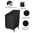 thumbnail image 4 of serony Chair Cover Portable Waterproof Washable Breathable PVC Coating Patio Garden Backyard Balcony Covers with Storage Bag Type 1, 4 of 9