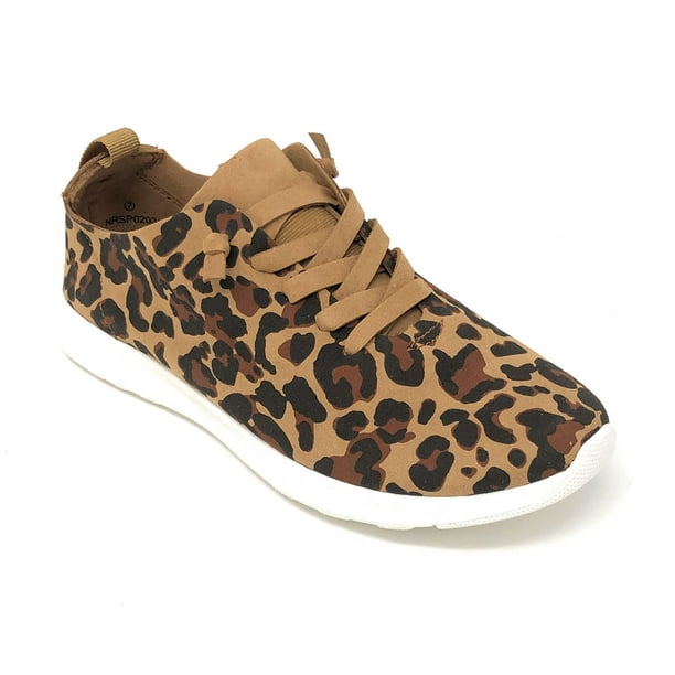 kontakt Ingeniører effektiv Not Rated Women's Mayo Leopard Fashion Sneakers - Walmart.com